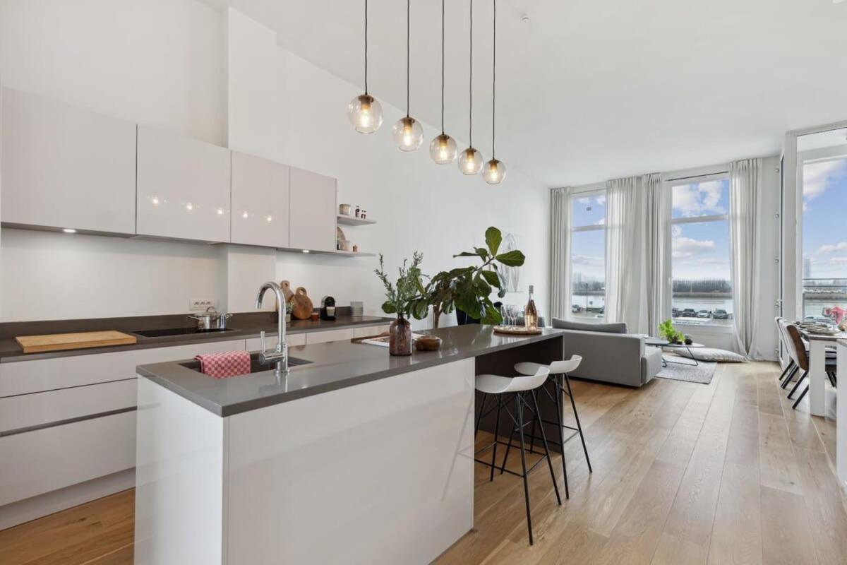Bright Waterfront Apartment Antwerpen Exterior foto