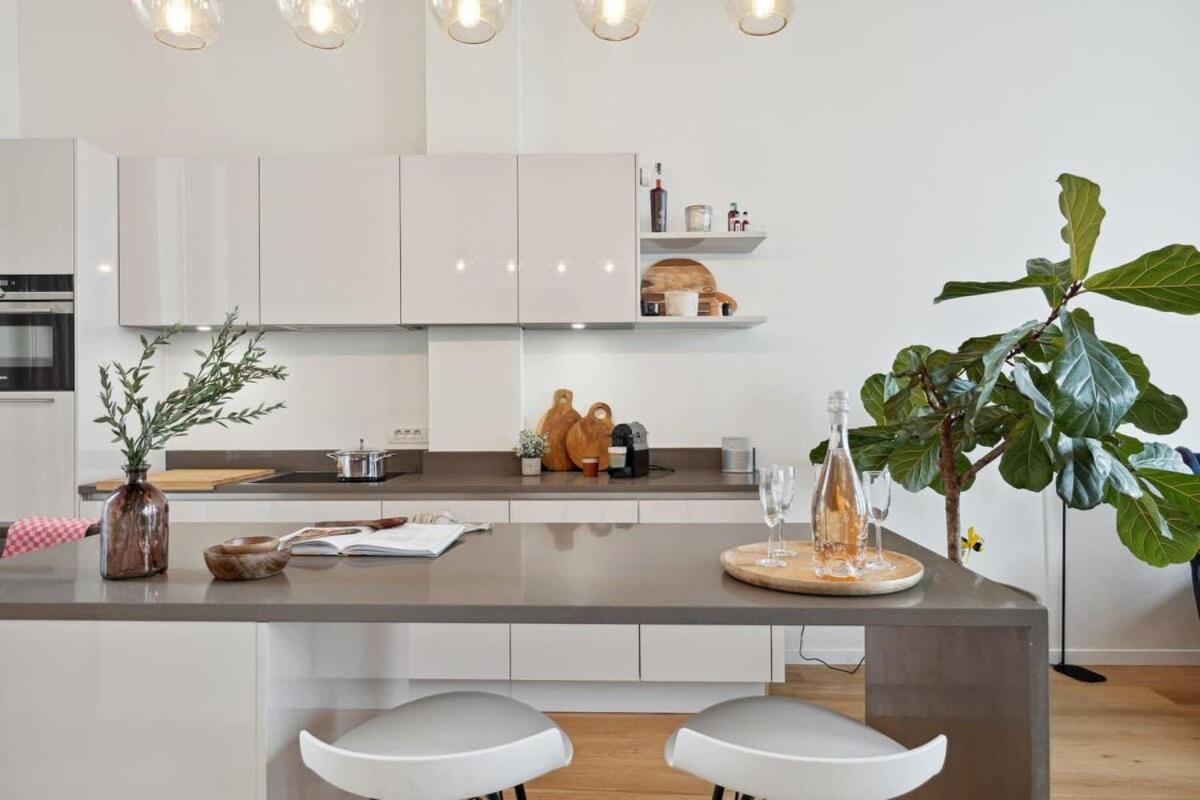 Bright Waterfront Apartment Antwerpen Exterior foto