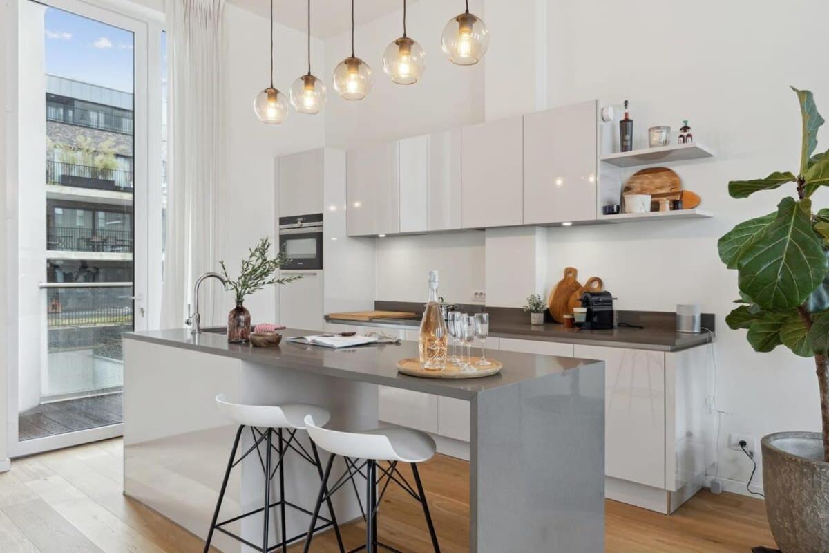 Bright Waterfront Apartment Antwerpen Exterior foto